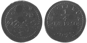 1/4 Peso 1823