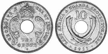 10 Centů 1911-1918