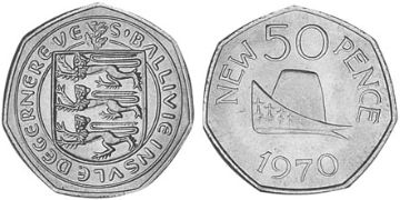 50 New Pence 1969-1971