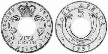 5 Centů 1955-1963