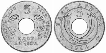 5 Centů 1964