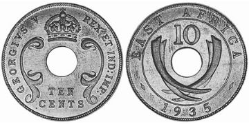 10 Centů 1921-1936