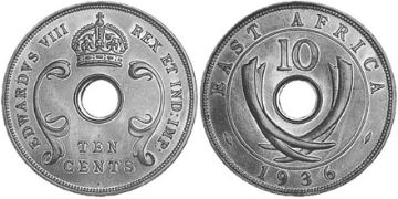 10 Centů 1936