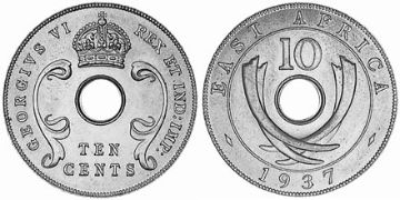 10 Centů 1937-1941