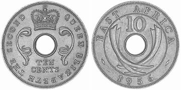 10 Centů 1956-1964