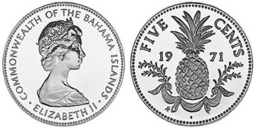 5 Centů 1971-1973