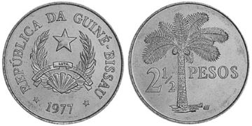 2-1/2 Pesos 1977