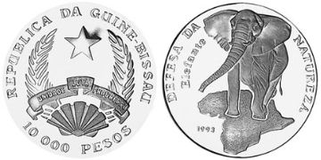 10000 Pesos 1993