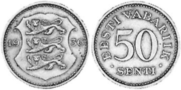 50 Senti 1936