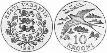 10 Krooni 1992