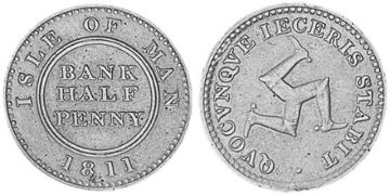 1/2 Penny 1811