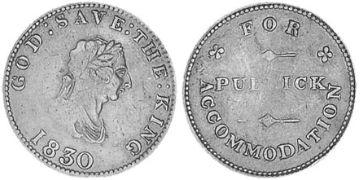 1/2 Penny 1830