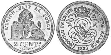 2 Centimes 1833-1835