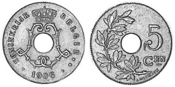 5 Centimes 1904-1907
