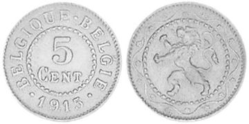 5 Centimes 1915-1916