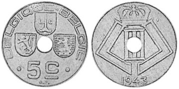 5 Centimes 1941-1943