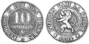 10 Centimes 1894-1901