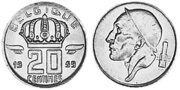20 Centimes 1953-1963