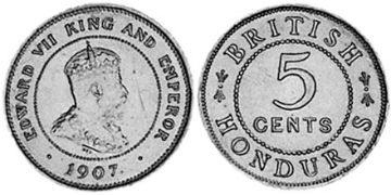 5 Centů 1907-1909