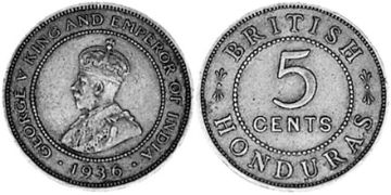 5 Centů 1911-1936