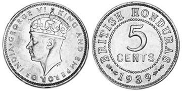 5 Centů 1939