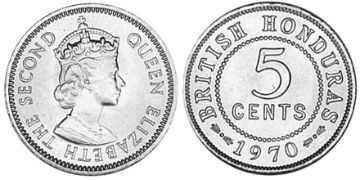 5 Centů 1956-1973