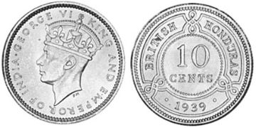 10 Centů 1939-1946