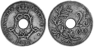 25 Centimes 1908