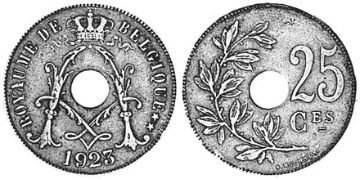 25 Centimes 1913-1929