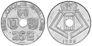 25 Centimes 1938-1939