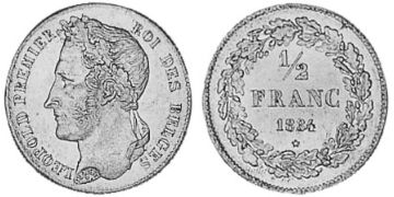 1/2 Franku 1833-1844