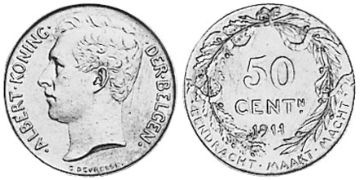 50 Centimes 1910-1912