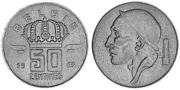 50 Centimes 1952-1954