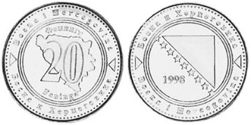 20 Feninga 1998-2009