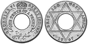 1/10 Pence 1938-1947