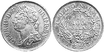 1/100 Dolaru 1823