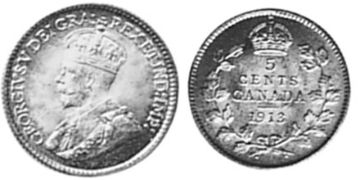 5 Centů 1912-1919