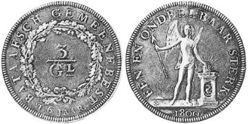 3 Gulden 1800