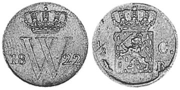 1/2 Cent 1818-1837