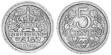 5 Cents 1907-1909
