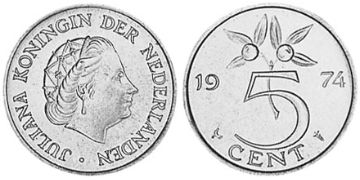 5 Cents 1950-1980