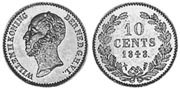10 Cents 1848-1849