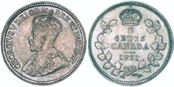 5 Centů 1920-1921