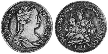10 Denare 1741-1745