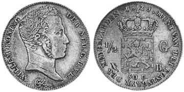 1/2 Gulden 1818-1830