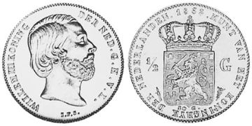 1/2 Gulden 1850-1868