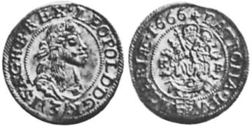3 Krajczar 1661-1696