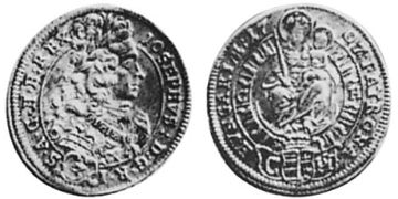 3 Krajczar 1705-1711