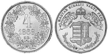4 Krajczar 1868