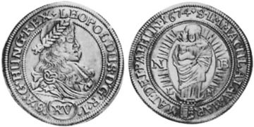 15 Krajczar 1674-1695